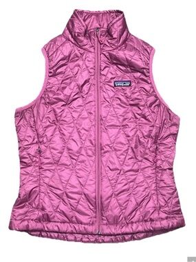 Patagonia S women's nano quilted vest in fuchsia